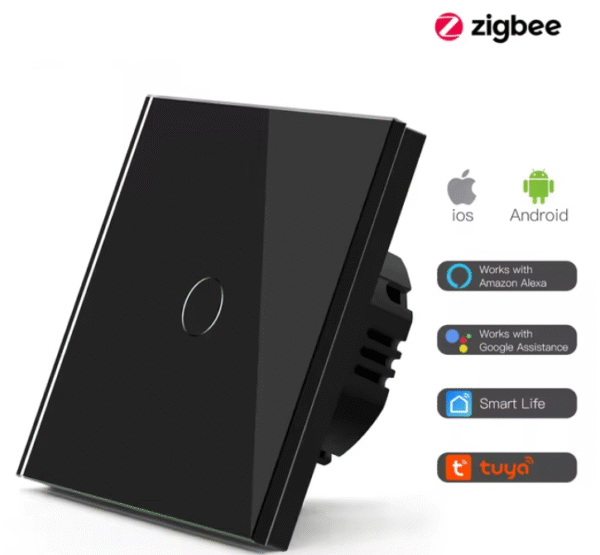 Tuya Zigbee Smart Wall Switch (Touch) - Image 3