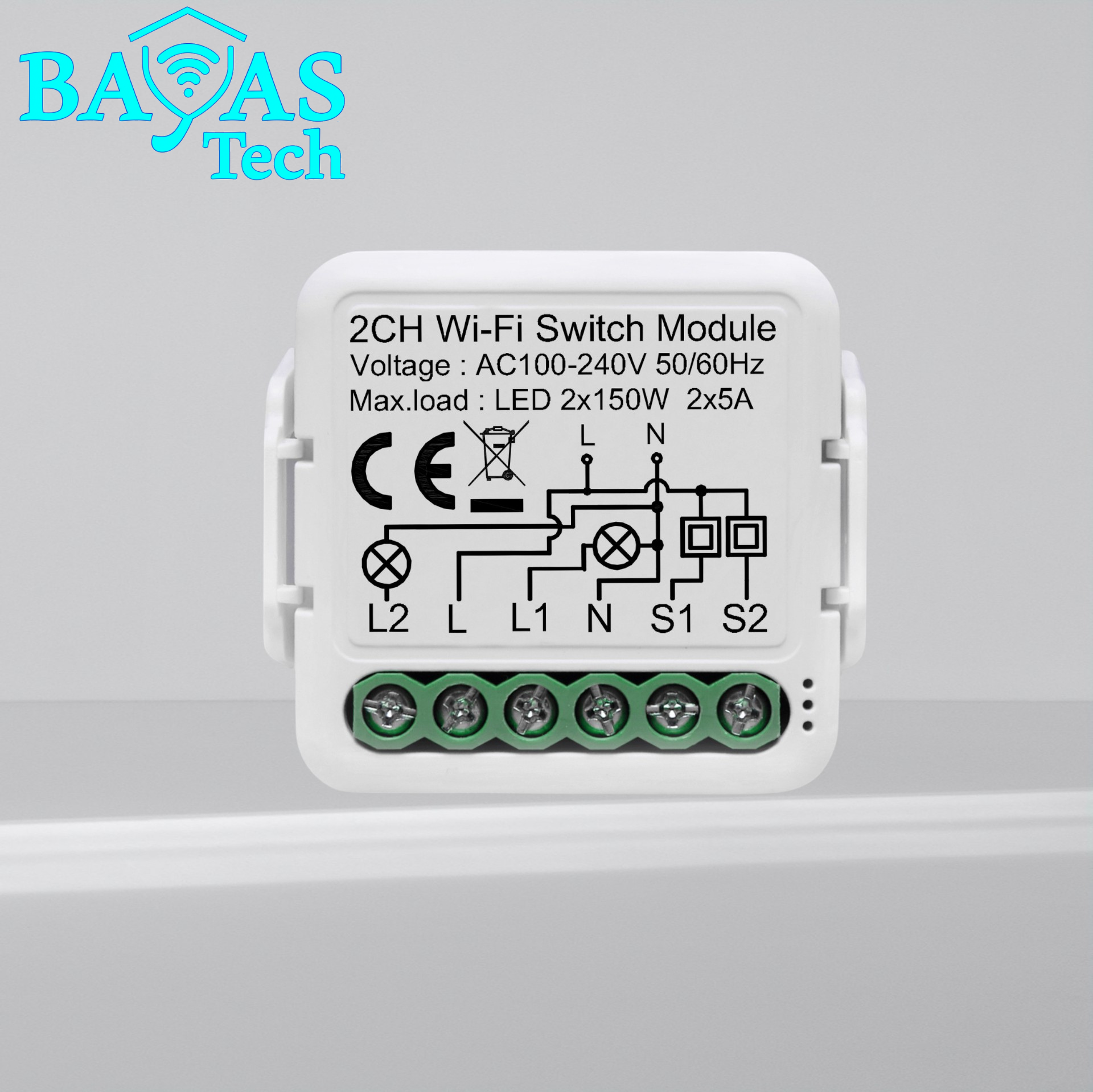 Two separate DIY smart switch module
